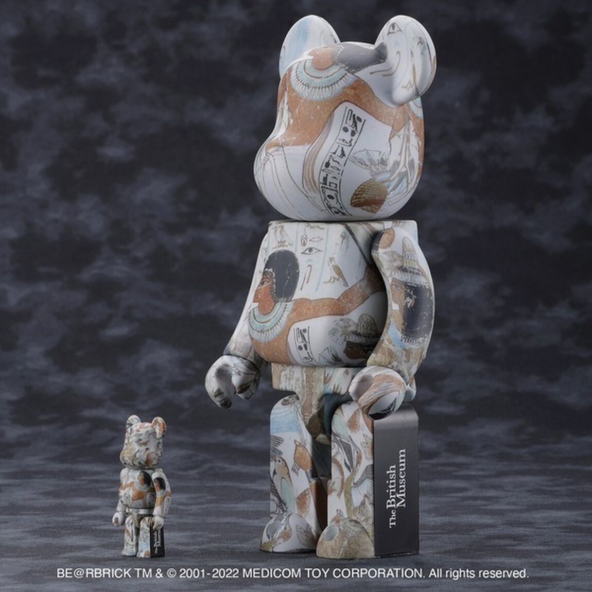 The British Museum BE@RBRICK "Tomb-Painting of Nebamun" 100% & 400%