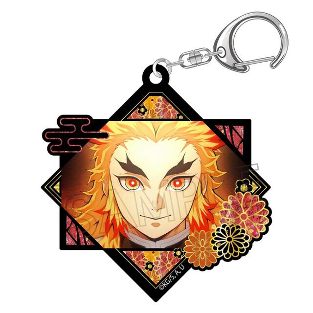 鬼滅の刃 螺鈿風シリーズ　Vol.3　アクリルキーホルダー　煉獄杏寿郎