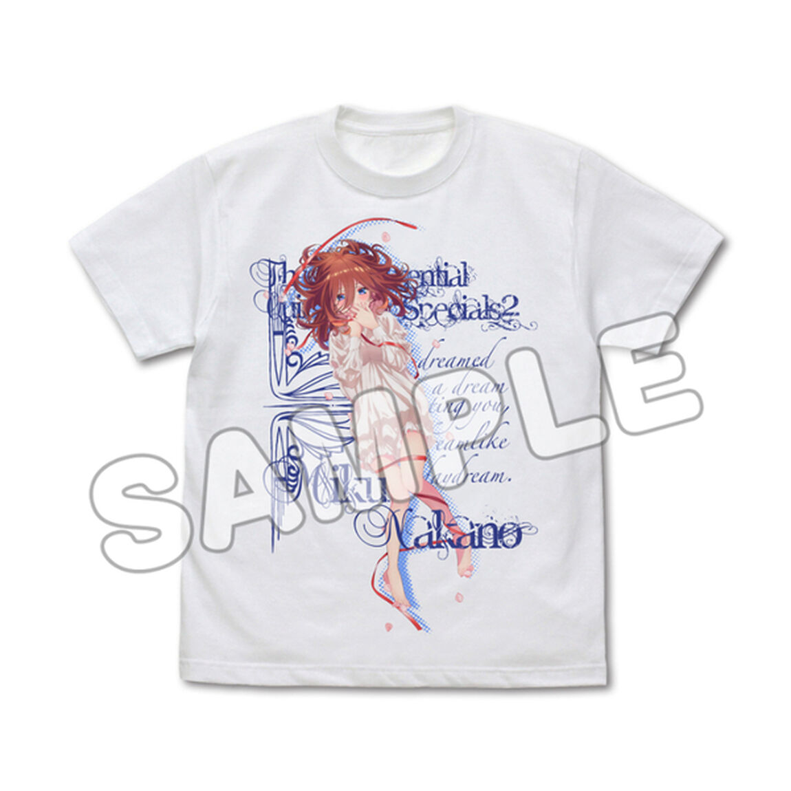 五等分の花嫁＊／フルカラーTシャツ／ネグリジェ三玖（2026年5月以降発売予定）