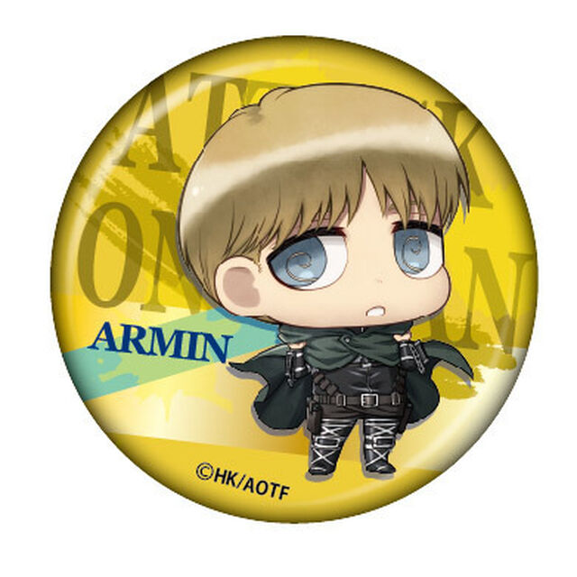 進撃の巨人　ちみキャラ缶バッジ　アルミン