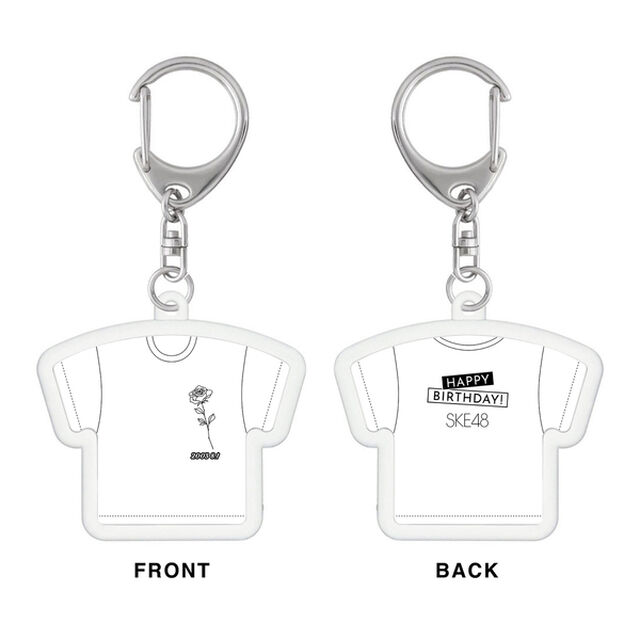 【SKE48】鬼頭未来　生誕記念Tシャツ型アクリルキーホルダー（2024年8月度）