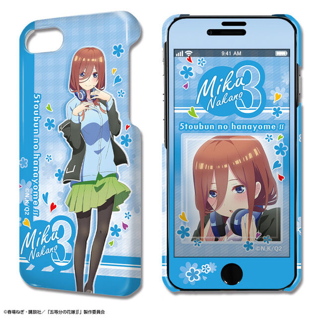 五等分の花嫁∬ iPhone 6/6s/7/8/SE(第2世代)ケース＆保護シート デザイン03(中野三玖)(2021年3月下旬発売)