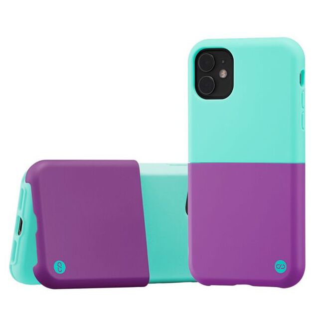 OLE stand II for iPhone 11 / アクアブルー&times;ロイヤルパープル