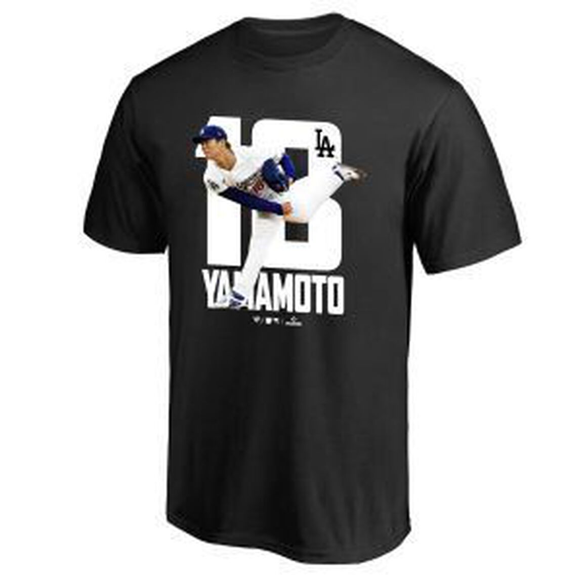 ロサンゼルス・ドジャース 山本由伸　グラフィック＆ナンバーTシャツ L