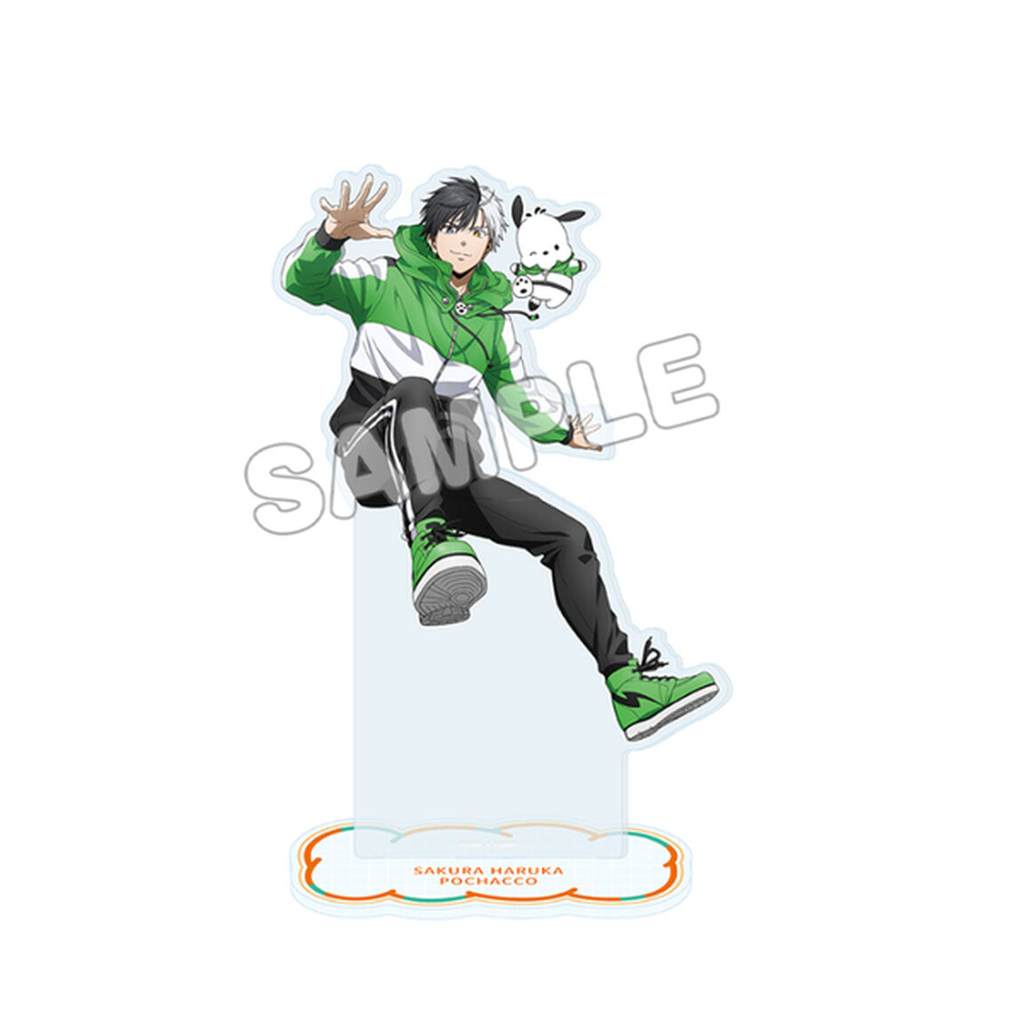 WIND BREAKER&times;サンリオキャラクターズ2 ビッグアクリルスタンド桜遥&times;ポチャッコ