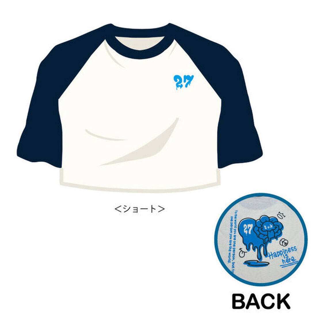 綱啓永／TSUNA ROOM 2025／ラグランTシャツ（ショート）