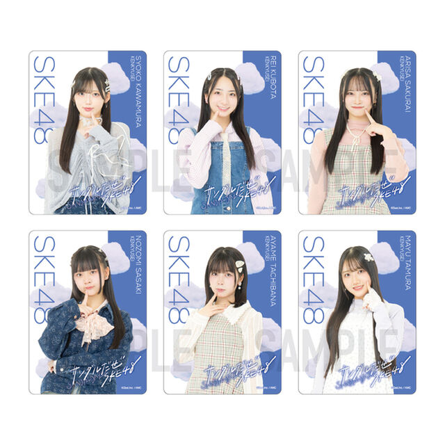 【SKE48】36th SG「サンダルだぜ」チーム別クリアトレーディングカード（ランダム全10種+特別仕様10種）【研究生】