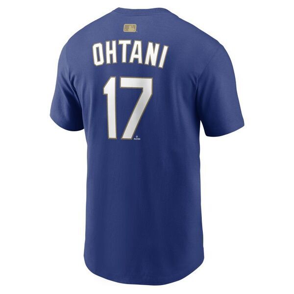 コ*ニ様 ドジャース 大谷翔平 ゴールドプログラム ネームアンドナンバーTシャツ NIKE ロサンゼルス・ドジャース 大谷翔平 ゴールドプログラム ネーム