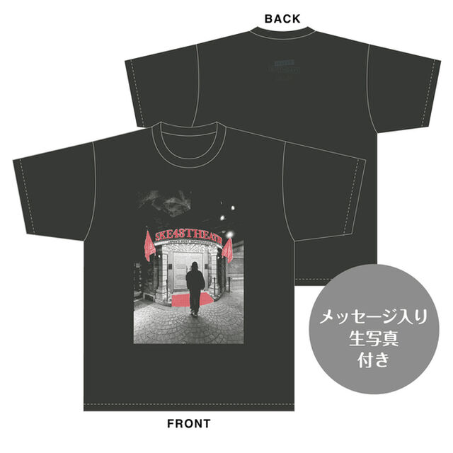 【SKE48】青木莉樺　生誕記念Tシャツ(M)＆メッセージ入り生写真（2025年9月度）