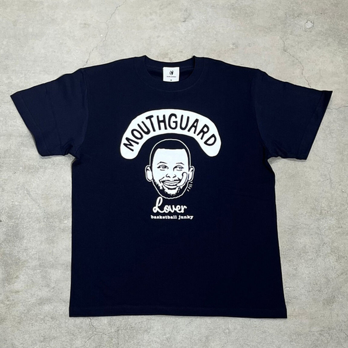 【basketball junky】Mouth guade+30 DryTEE NVY M＜連盟会員限定 学割対象商品＞