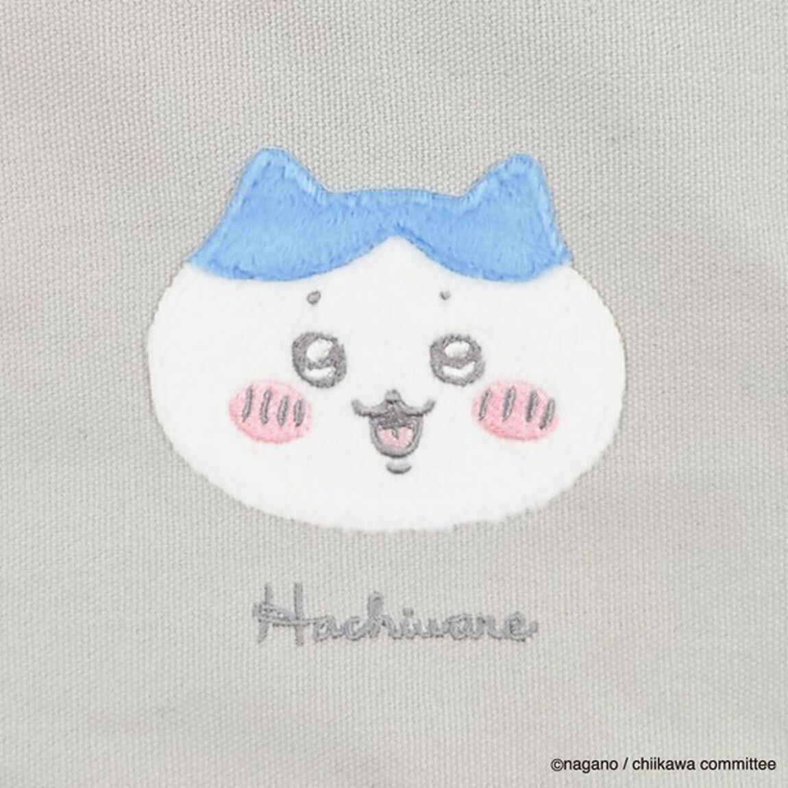 ミニトート　ふわふわワッペン　ハチワレ