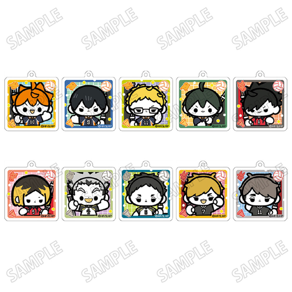 アニメ「ハイキュー!!」 ミニキャラアクリルキーホルダーコレクション【のぼりver.】【単品】