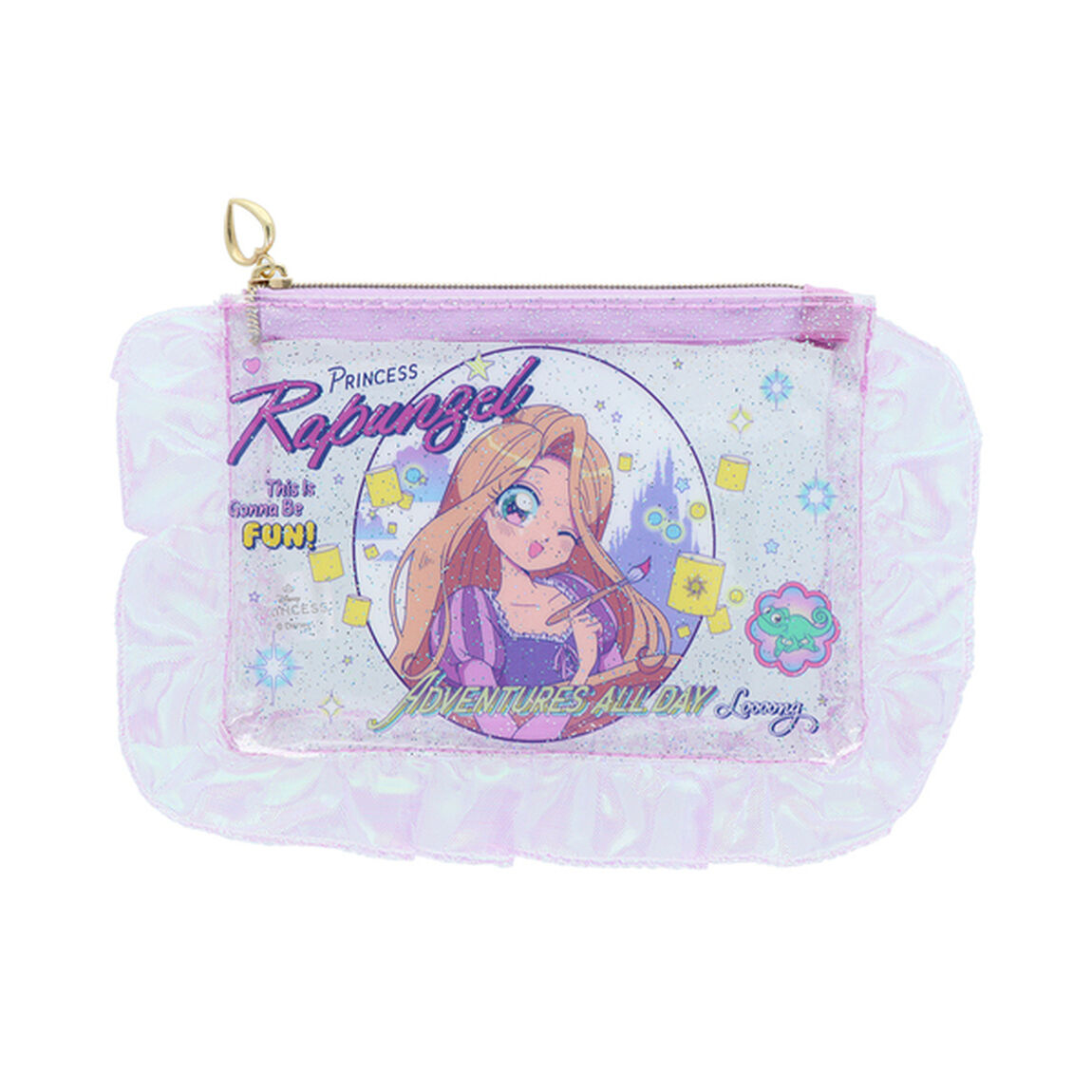 フリル付クリアポーチ　バレエコア　ラプンツェル