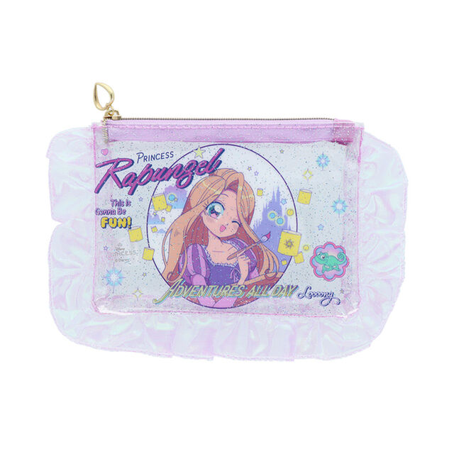 フリル付クリアポーチ　バレエコア　ラプンツェル