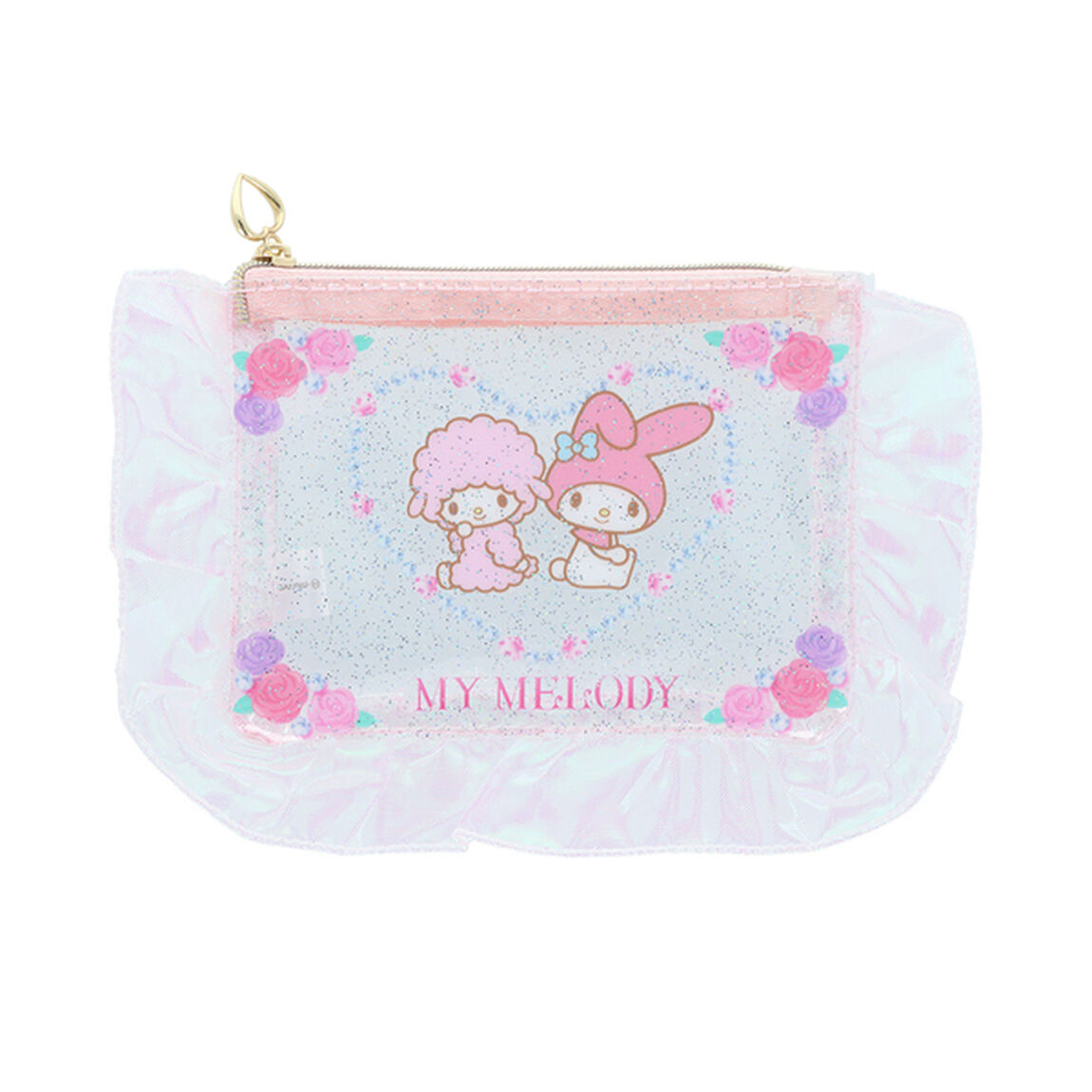 フリル付クリアポーチ　バレエコア　マイメロディ