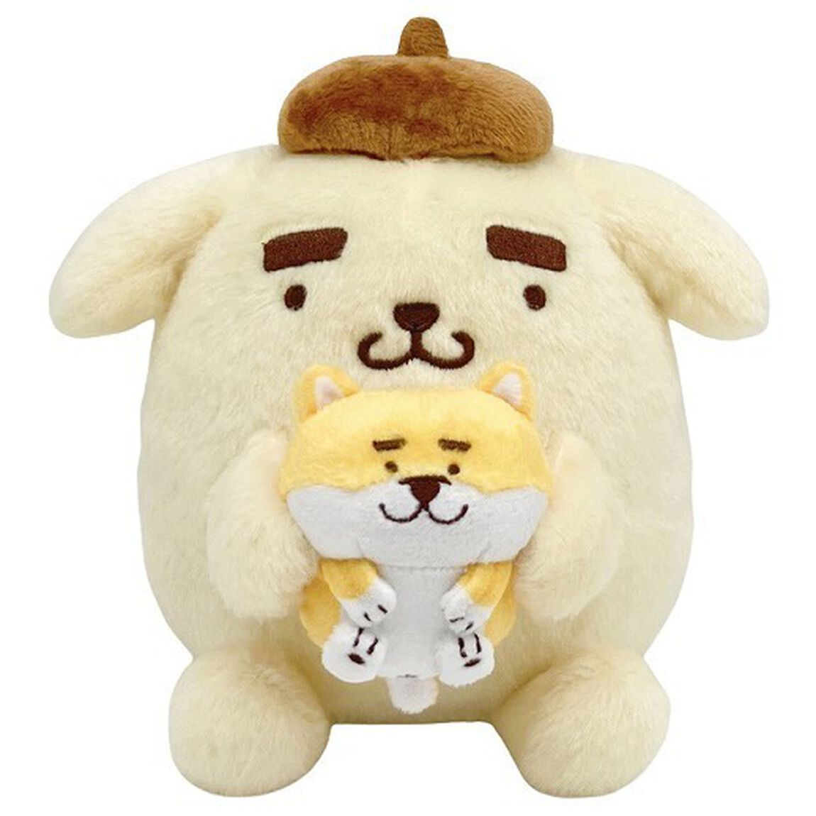 ポムポムプリン&times;しばんばん ぬいぐるみ S