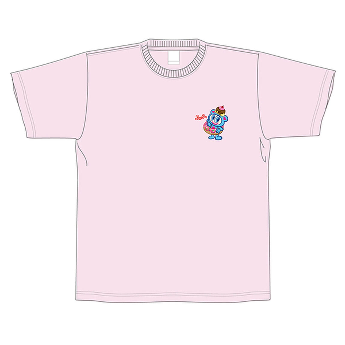 ANGEL BLUE(エンジェルブルー)&times;セブンネットショッピング Tシャツ ライトピンク L