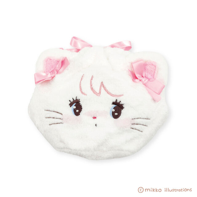 フェイス巾着　ムース　mikko illustrations