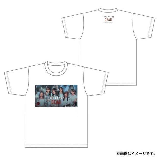 【SKE48】ドラマ「IDOL OF THE DEAD〜あなたの隣は死にました〜」オリジナルグッズ Tシャツ WHITE Mサイズ