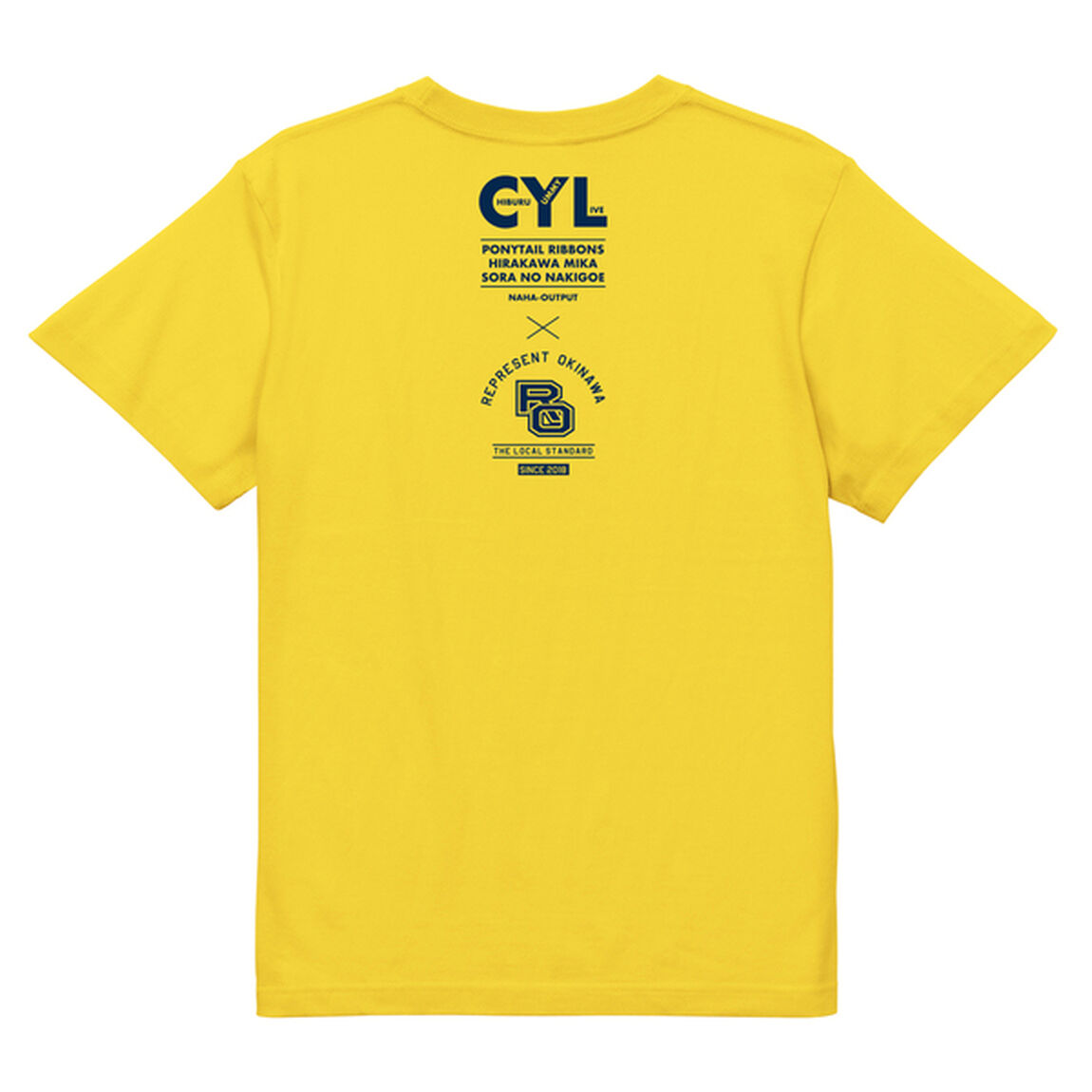 【REPRESENT OKINAWA】Chiburu Yummy LiveTシャツ セブンネット限定カラー：イエロー XXLサイズ