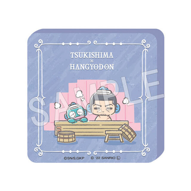 ゴールデンカムイ &times; サンリオキャラクターズ　アクリルブロック　月島&times;ハンギョドン