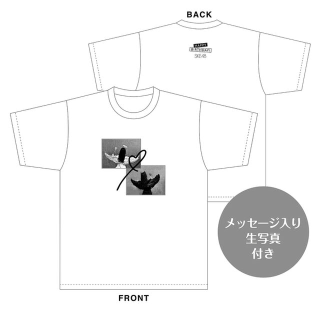 仲村和泉　生誕記念Tシャツ(XL)＆メッセージ入り生写真（2025年3月度）