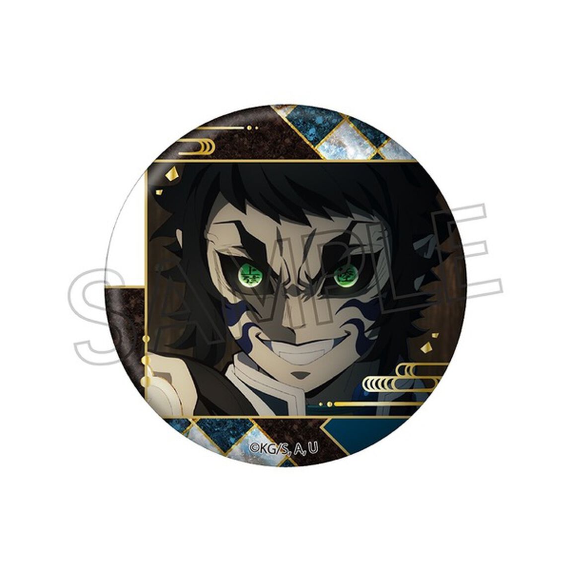 鬼滅の刃 螺鈿風シリーズ　缶バッジ Vol.5　獪岳（2026年5月中旬以降発売予定）