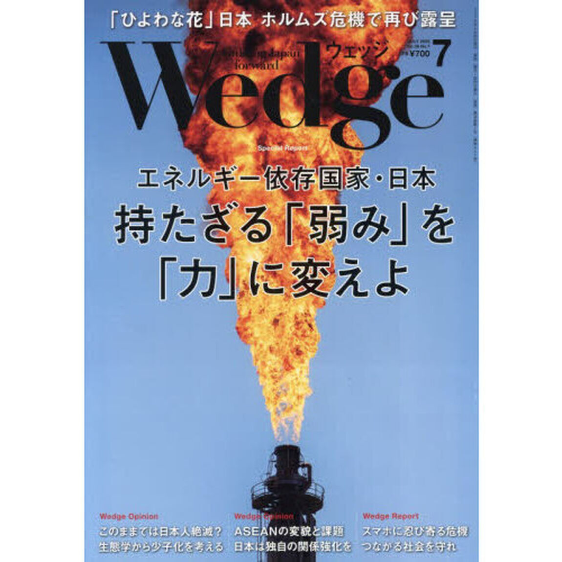 Ｗｅｄｇｅ（ウェッジ）　2026年7月号