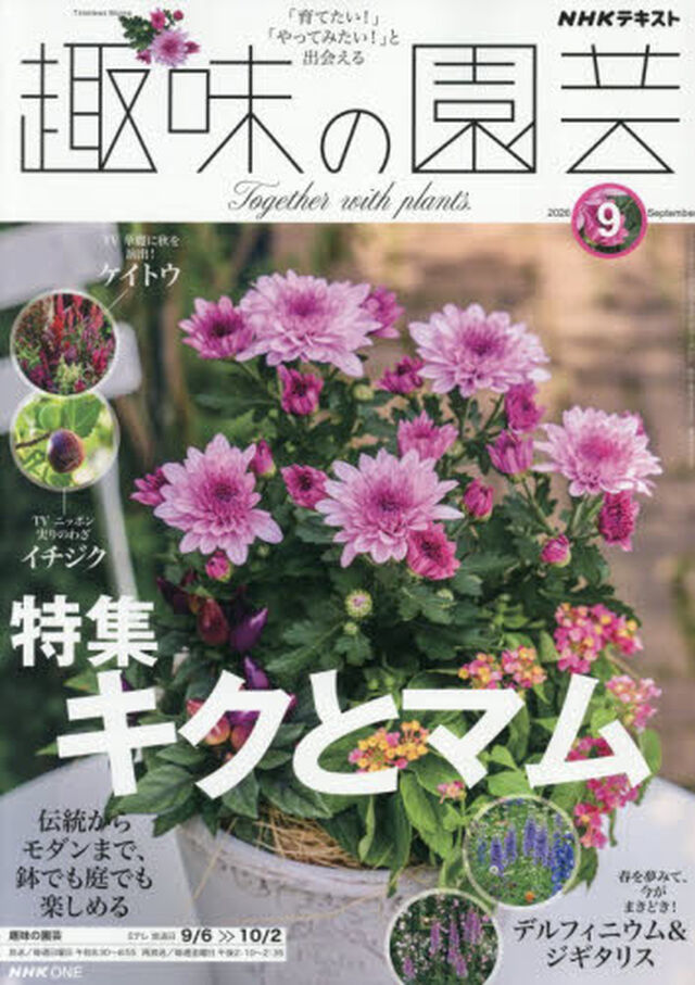 ＮＨＫ　趣味の園芸　2026年9月号