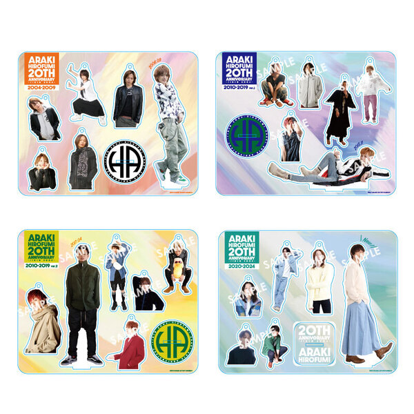 20th Anniversaryアクリルスタンド　全4種コンプリートセット／特典ブロマイド付