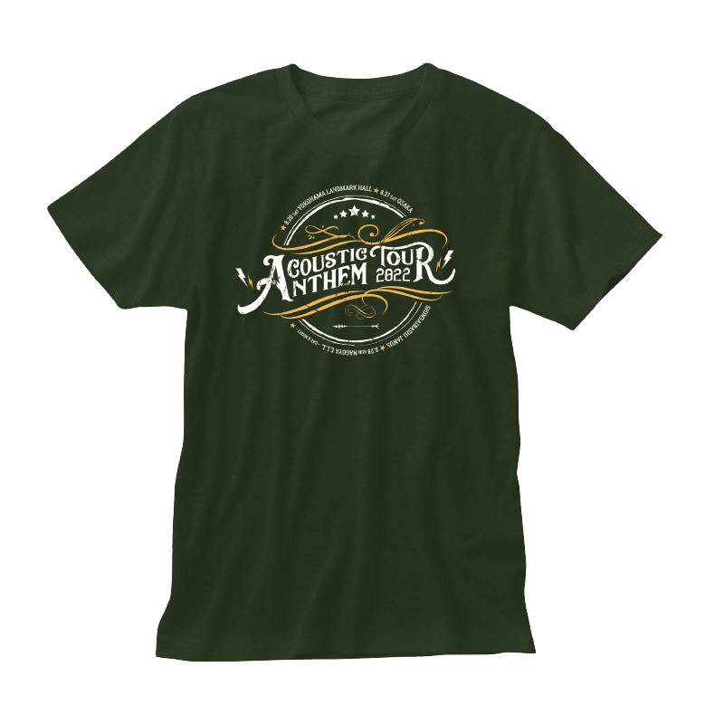 ツアーTシャツ（フォレストグリーン）