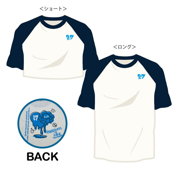 ラグランTシャツ (ショート/ロング)
