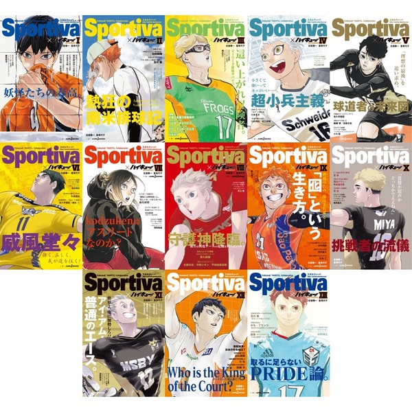 ハイキュー!! ショーセツバン!! Sportivaコラボオビ付き 1-13巻セット