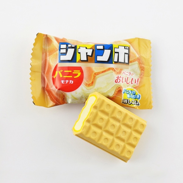 バニラモナカジャンボ消しゴム