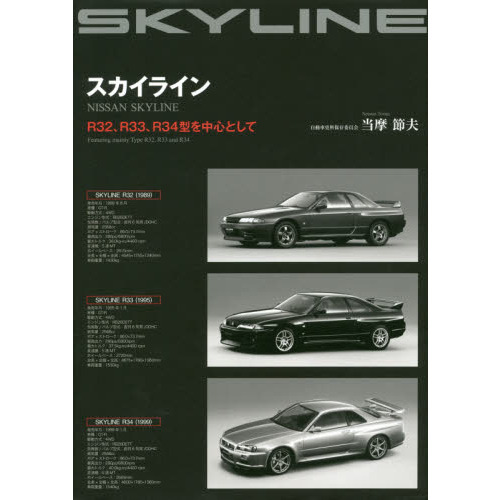 スカイライン　Ｒ３２、Ｒ３３、Ｒ３４型を中心として