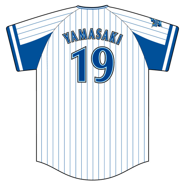 横浜ＤｅＮＡベイスターズ　ハイクオリティ　レプリカユニフォーム　ホーム　＃１９　山崎　Ｍ