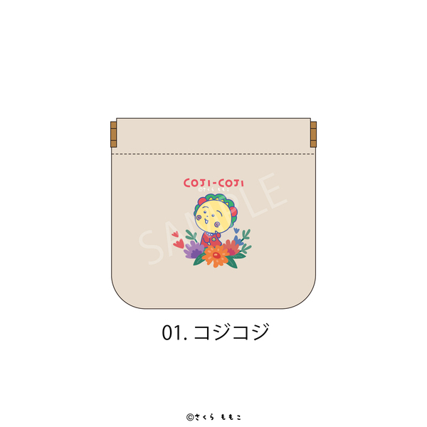 COJI-COJI Flower Break Time イージーオープンスリムポーチ Flower Break Time 01.コジコジ