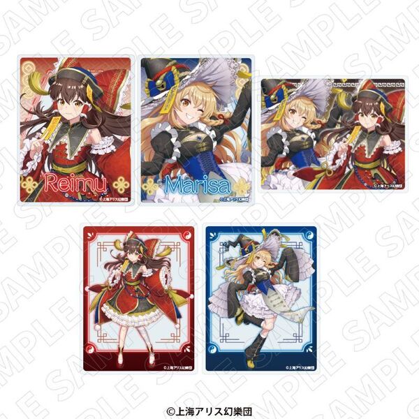 東方Project　トレーディングアクリルカード＜キョンシーStyle＞ コンプリートセット（全5種入り）