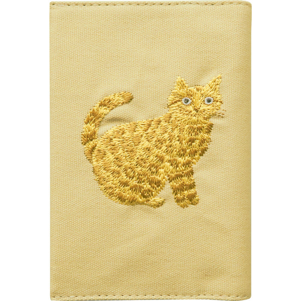 miyuki matsuo 刺繍ブックカバー Rosette