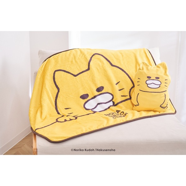 ＜二次予約分＞ノラネコぐんだん はんせい ブランケット入りクッション【セブンネット&kodomoe 限定商品】（2025年8月下旬以降お届け予定）