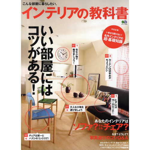 インテリアの教科書　こんな部屋に暮らしたい。　いい部屋にはコツがある！