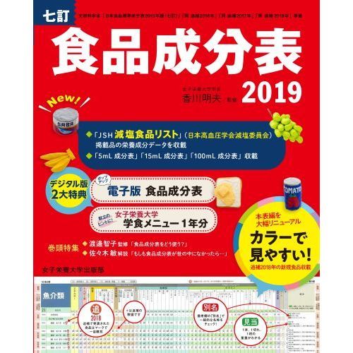 食品成分表　七訂　２０１９