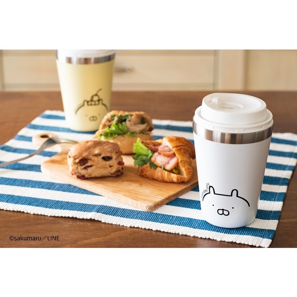 うさまる CUP COFFEE TUMBLER BOOK WHITE ver.　with MINIカレンダー エブリディ（セブン－イレブン／セブンネット限定）