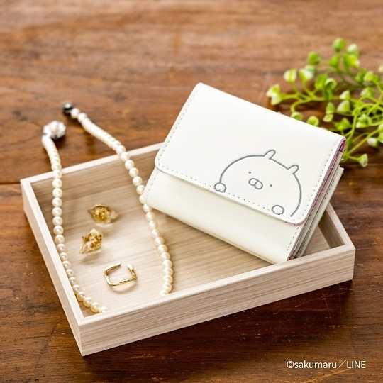 うさまる 三つ折り財布BOOK IVORY（セブン－イレブン／セブンネット限定）