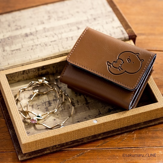 うさまる 三つ折り財布BOOK BROWN（セブン－イレブン／セブンネット限定）