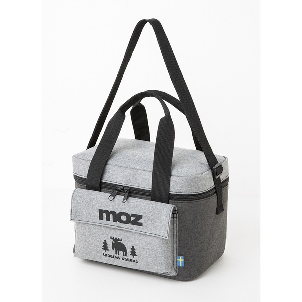 moz OUTDOOR 保冷バッグBOOK Mサイズ霜降りグレーver.（セブン－イレブン／セブンネット限定）