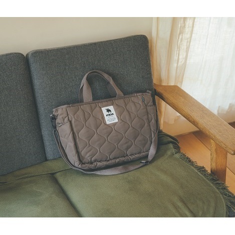 moz たっぷり入る！軽量キルティングバッグBOOK GRAY ver.（セブン－イレブン／セブンネット限定）