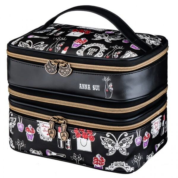 ANNA SUI COLLECTION BOOK 2つに分かれるバニティポーチ