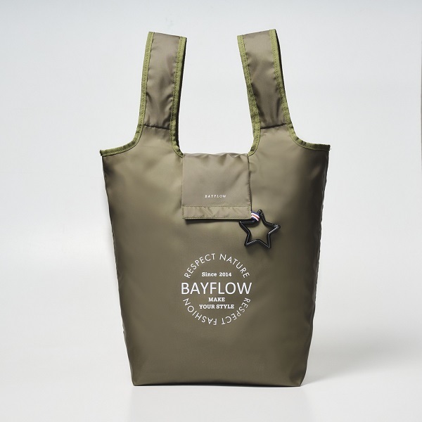 BAYFLOW コンパクトに畳める！軽量保冷バッグBOOK KHAKI