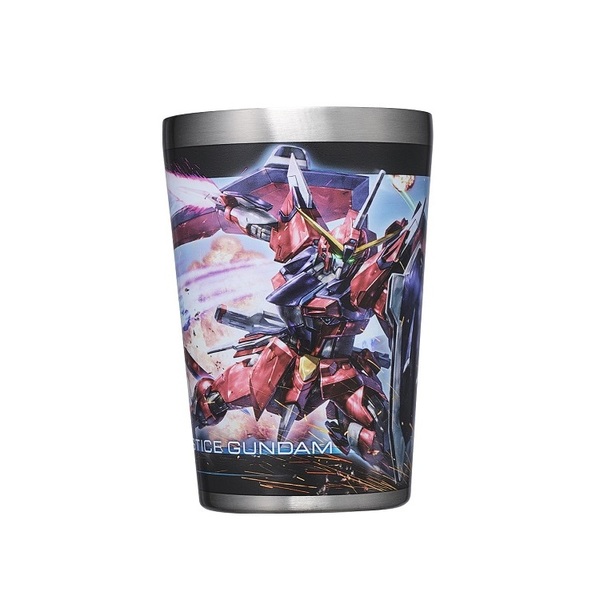 GUNPLA CUP COFFEE TUMBLER BOOK 機動戦士ガンダムSEED FREEDOM HG 1/144 IMMORTAL JUSTICE GUNDAM（セブン－イレブン／セブンネット限定）